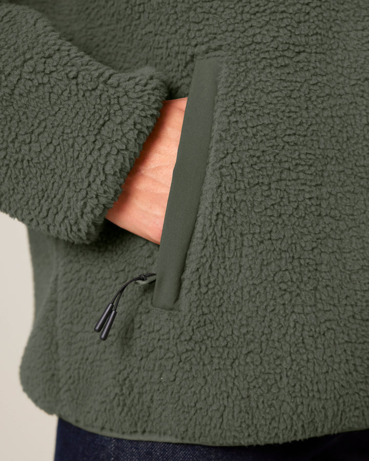 CHICOLOGIST | GET CHIC DONE fleece sherpa jacket