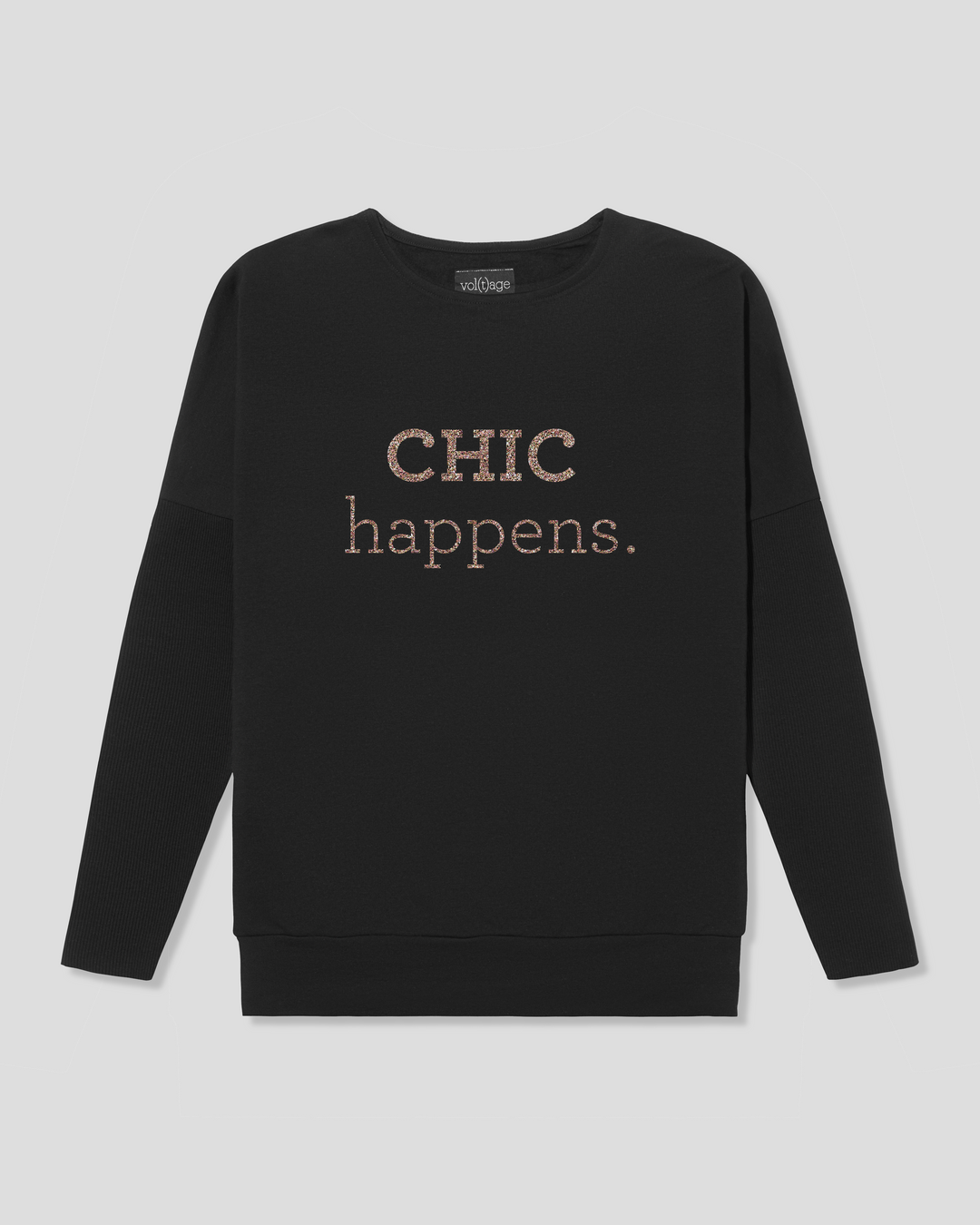 CHIC HAPPENS fitted smart-shirt