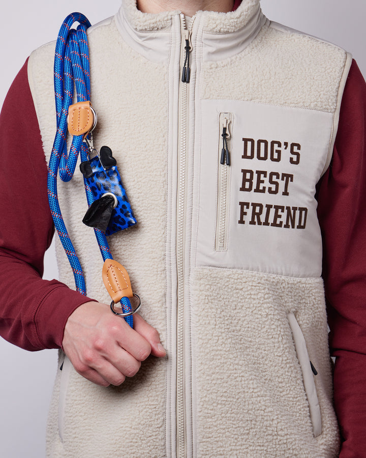 THE DOGFATHER | DOG'S BEST FRIEND fleece sherpa vest