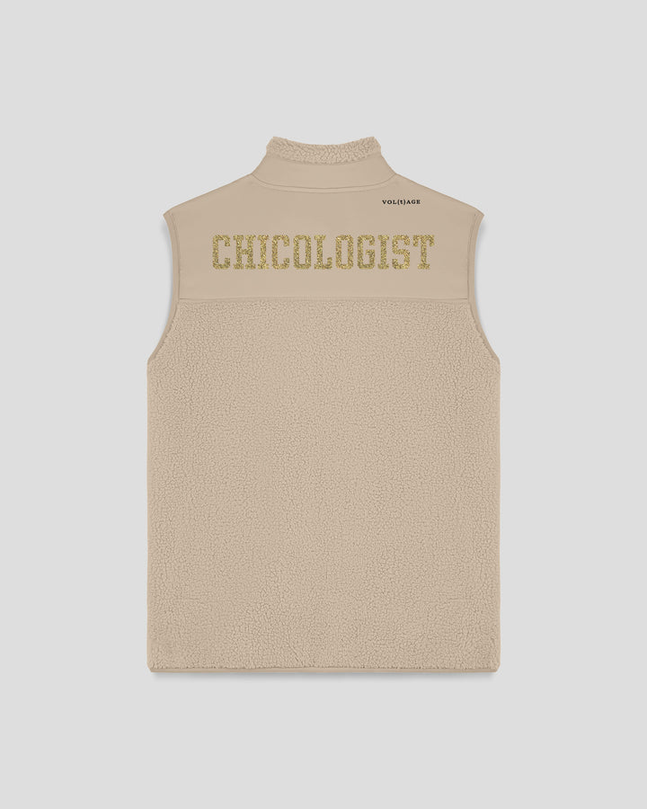 CHICOLOGIST | GET CHIC DONE fleece sherpa vest