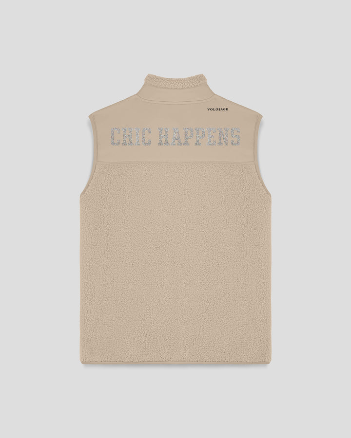 CHIC HAPPENS | WHAT A CHIC SHOW fleece sherpa vest