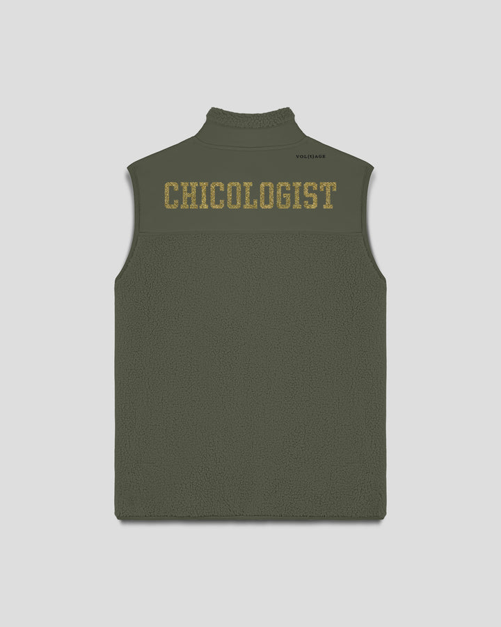 CHICOLOGIST | GET CHIC DONE fleece sherpa vest