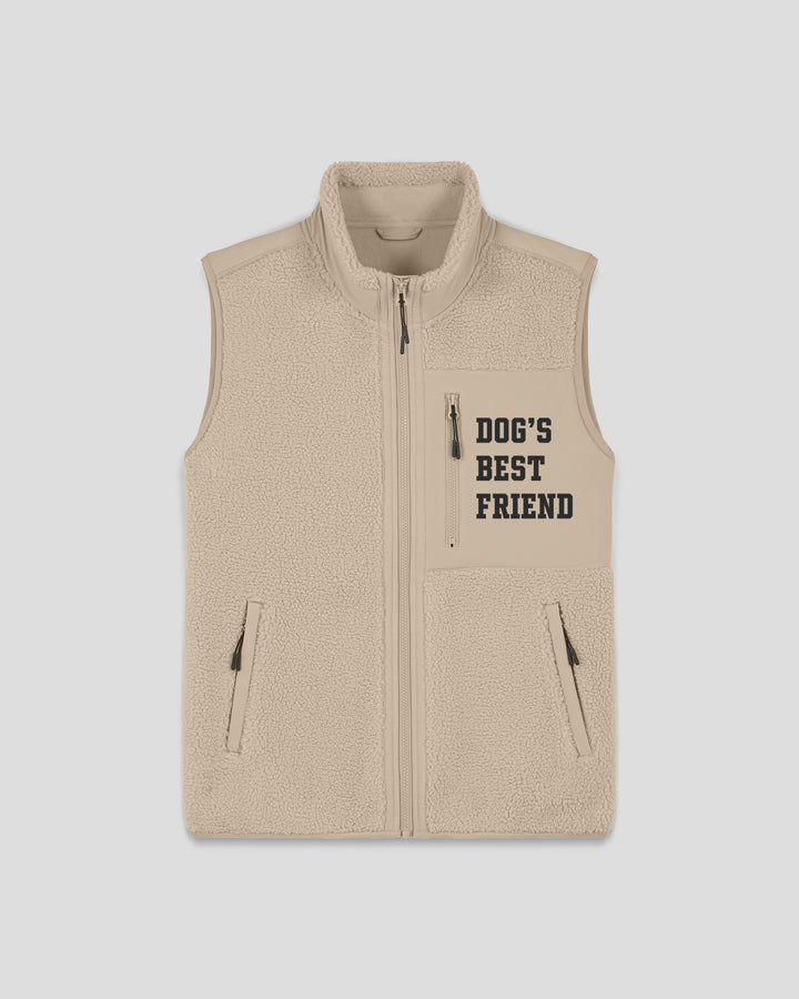 THE DOGFATHER | DOG'S BEST FRIEND fleece sherpa vest