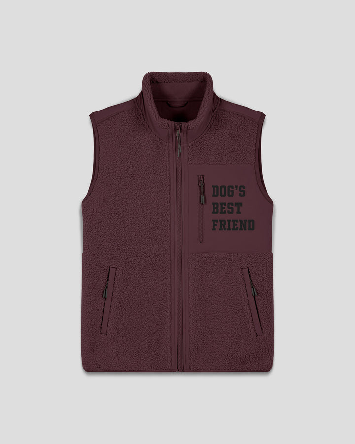 THE DOGFATHER | DOG'S BEST FRIEND fleece sherpa vest