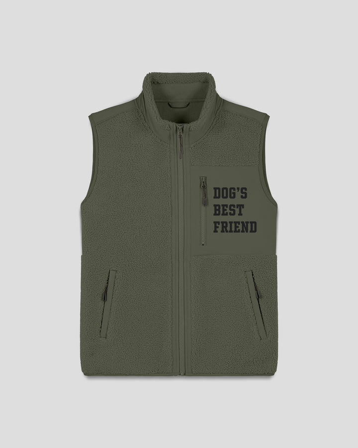 THE DOGFATHER | DOG'S BEST FRIEND fleece sherpa vest