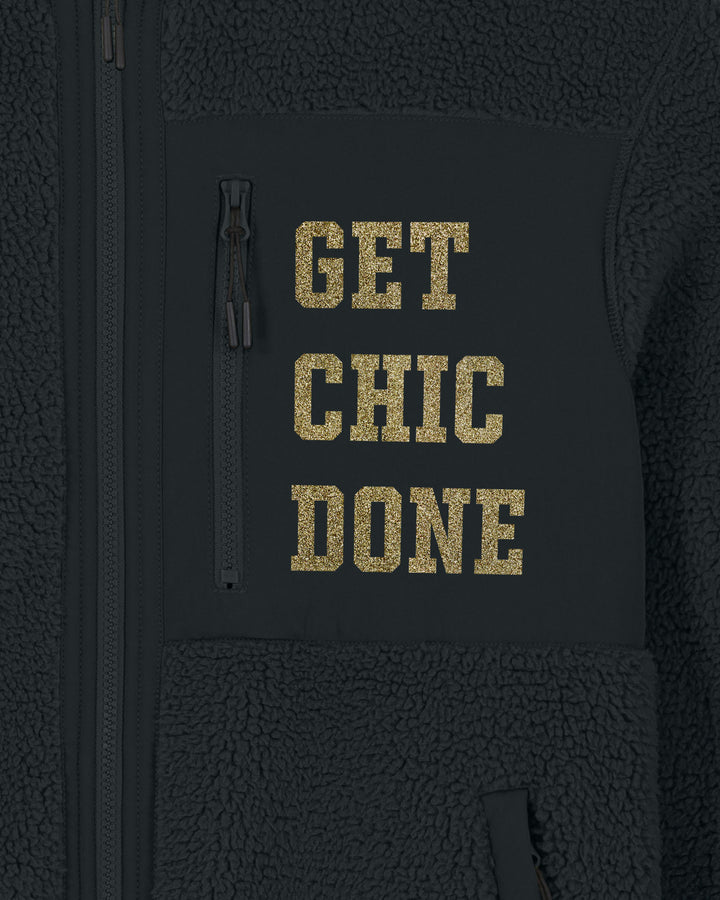 CHICOLOGIST | GET CHIC DONE fleece sherpa jacket