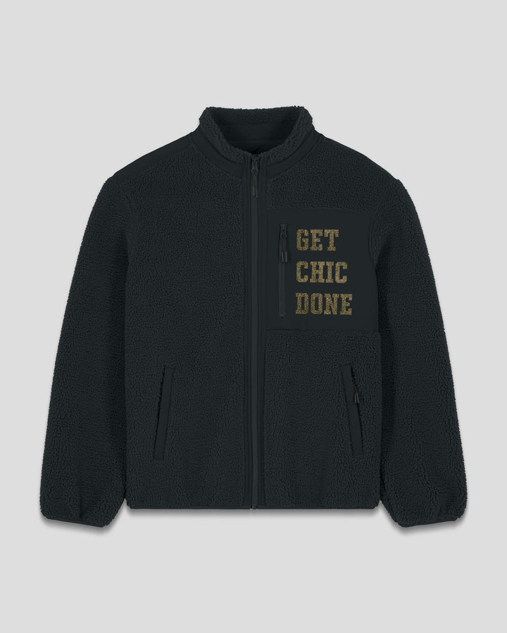 CHICOLOGIST | GET CHIC DONE fleece sherpa jacket