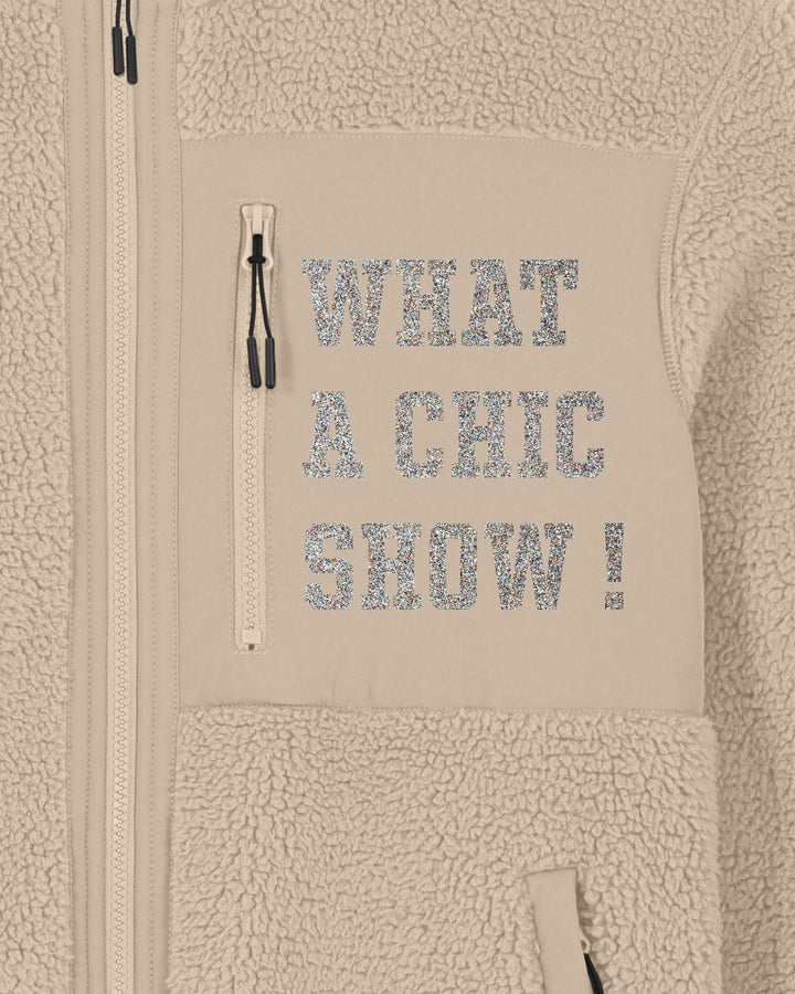 CHIC HAPPENS | WHAT A CHIC SHOW fleece sherpa jacket