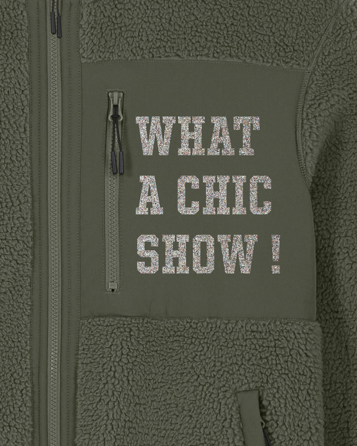 CHIC HAPPENS | WHAT A CHIC SHOW fleece sherpa jacket