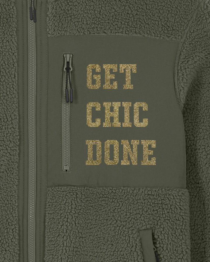 CHICOLOGIST | GET CHIC DONE fleece sherpa jacket