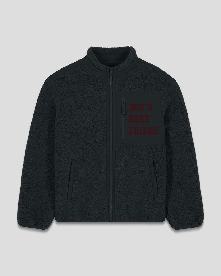 THE DOGFATHER | DOG'S BEST FRIEND fleece sherpa jacket