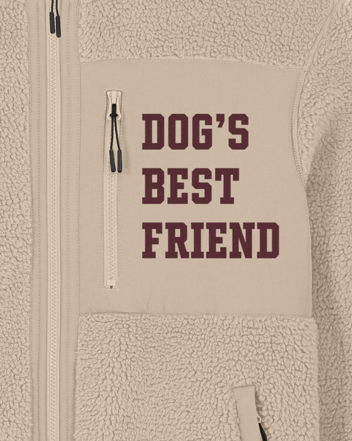 THE DOGFATHER | DOG'S BEST FRIEND fleece sherpa jacket