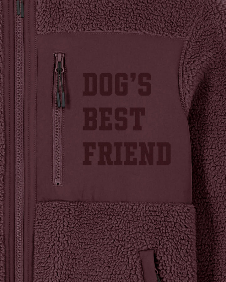 THE DOGFATHER | DOG'S BEST FRIEND fleece sherpa jacket