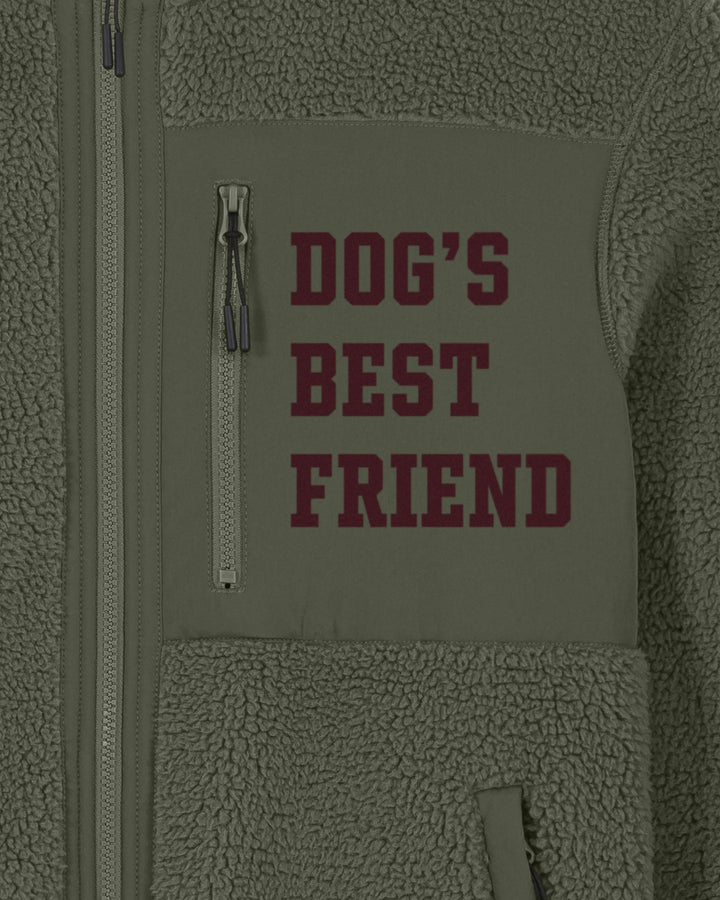 THE DOGFATHER | DOG'S BEST FRIEND fleece sherpa jacket
