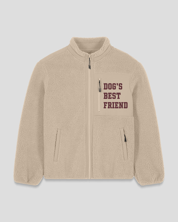 THE DOGFATHER | DOG'S BEST FRIEND fleece sherpa jacket