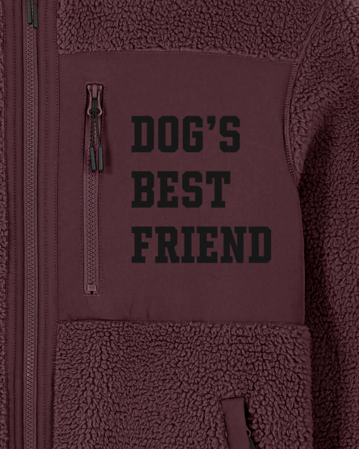 THE DOGFATHER | DOG'S BEST FRIEND fleece sherpa jacket