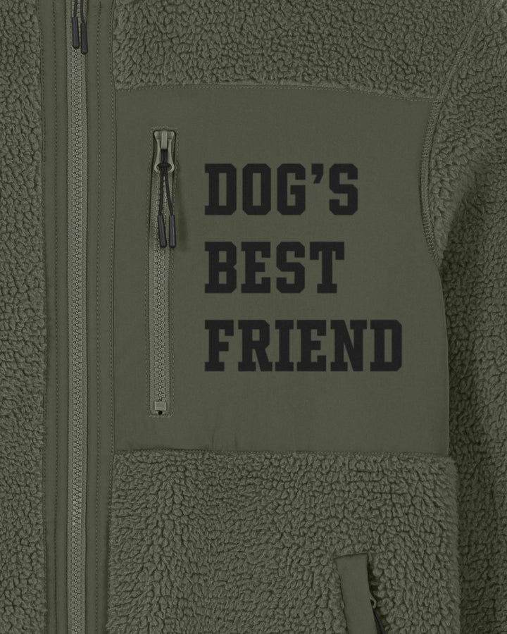 THE DOGFATHER | DOG'S BEST FRIEND fleece sherpa jacket