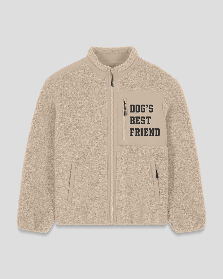 THE DOGFATHER | DOG'S BEST FRIEND fleece sherpa jacket