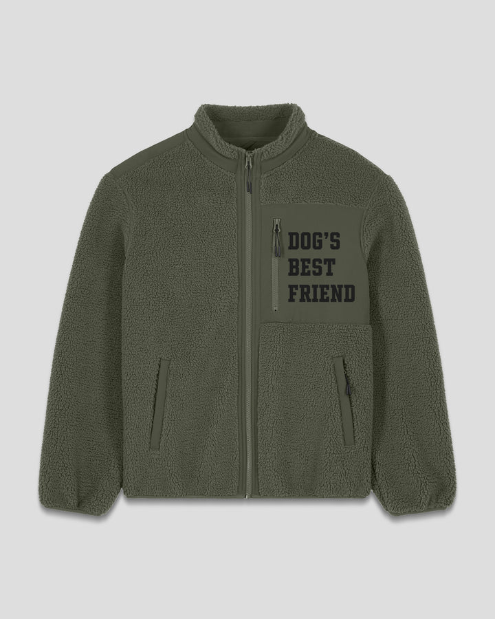 THE DOGFATHER | DOG'S BEST FRIEND fleece sherpa jacket
