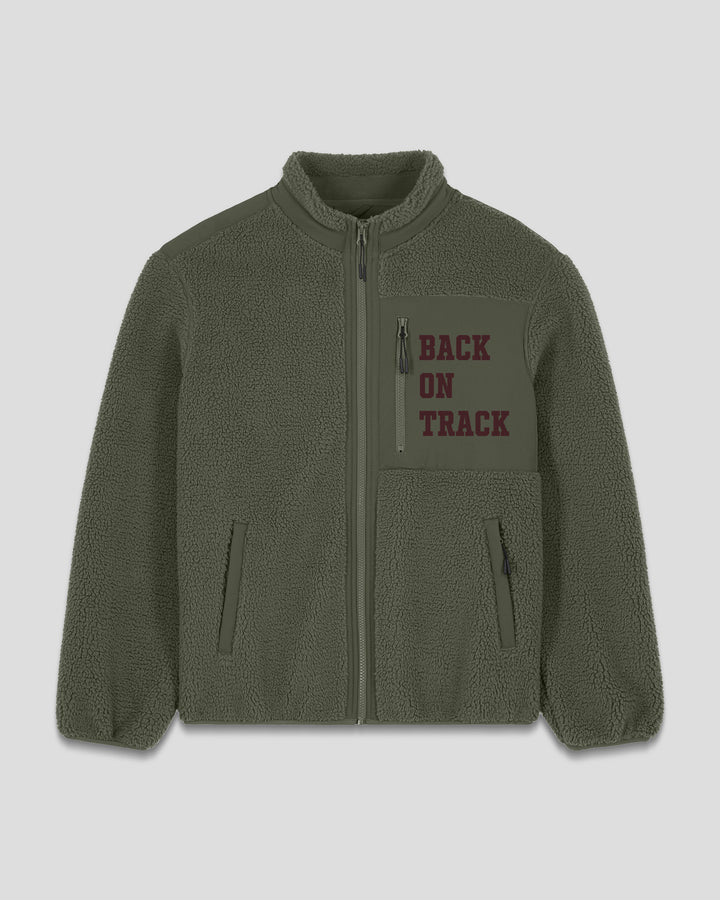TRAILBLAZER |BACK ON TRACK fleece sherpa jacket