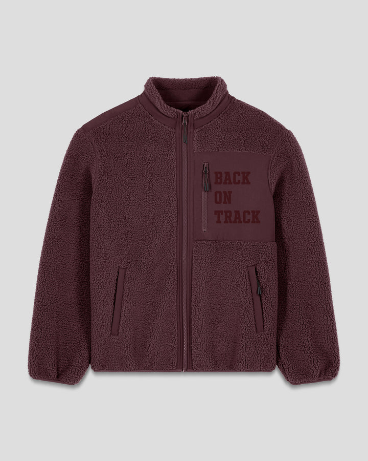 TRAILBLAZER |BACK ON TRACK fleece sherpa jacket