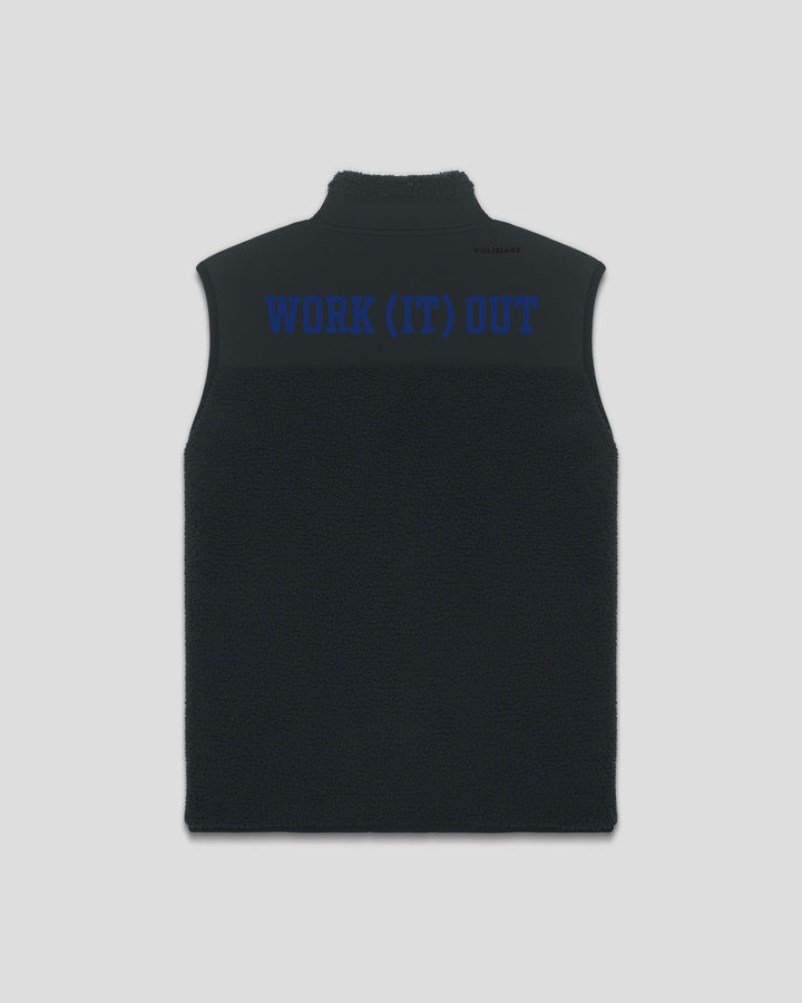 WORK (IT) OUT| MISS FIT fleece sherpa vest