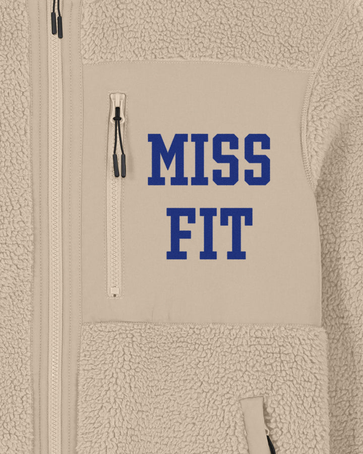 WORK (IT) OUT| MISS FIT fleece sherpa vest