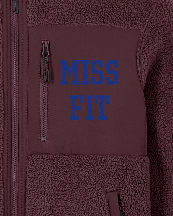 WORK (IT) OUT| MISS FIT fleece sherpa vest