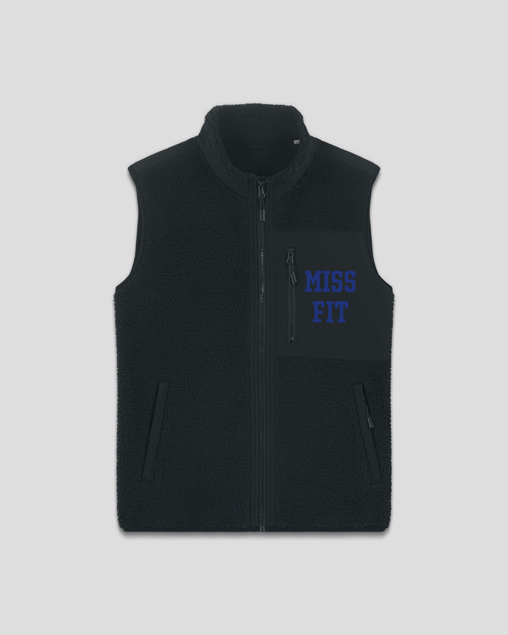 WORK (IT) OUT| MISS FIT fleece sherpa vest