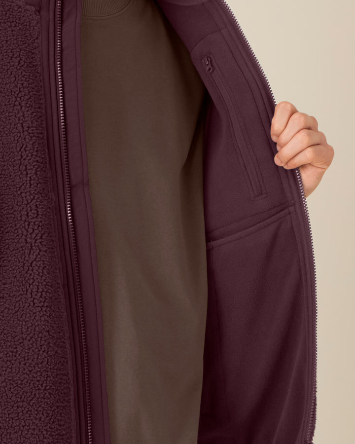 CHIC HAPPENS | WHAT A CHIC SHOW fleece sherpa vest