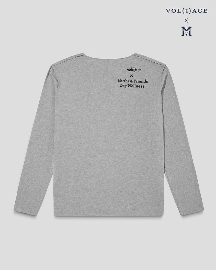 PAWSITIVE VIBES ONLY  boyfriend smart-shirt