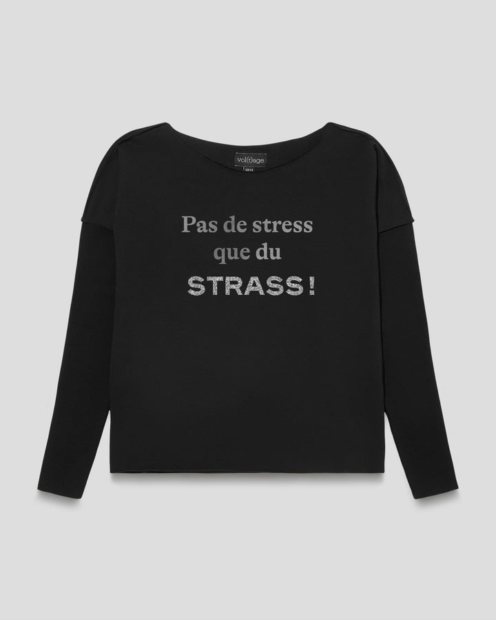 Pas de stress que du STRASS! relaxed smart-shirt