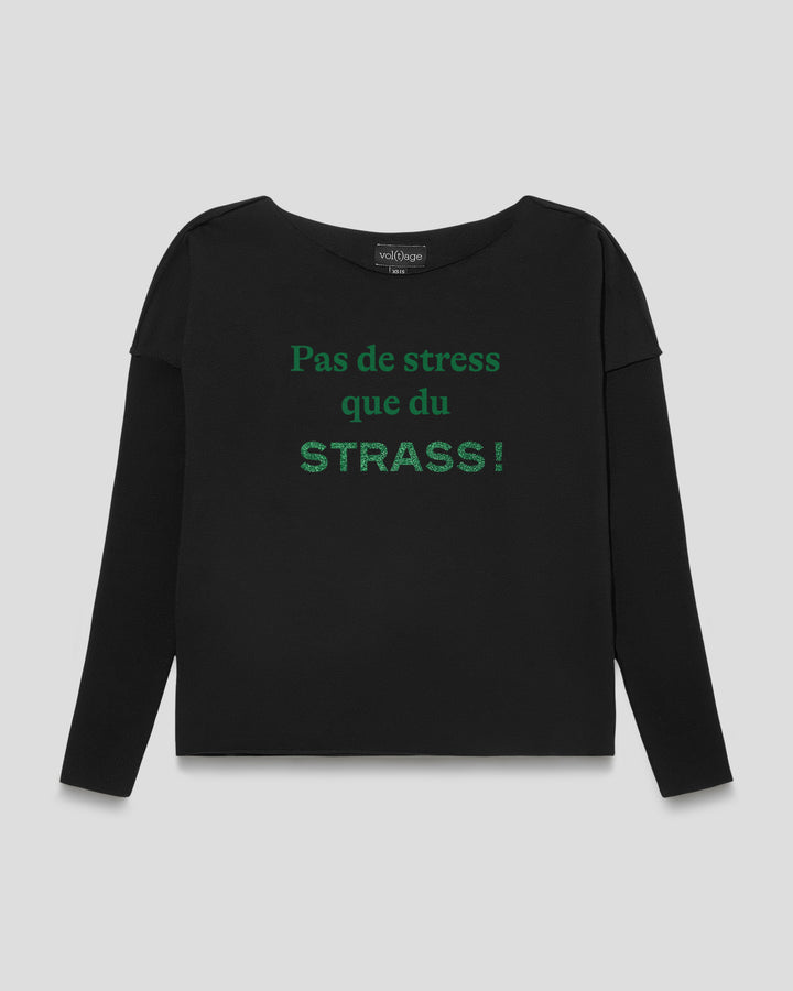 Pas de stress que du STRASS! relaxed smart-shirt