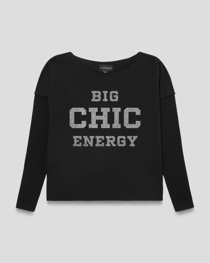 BIG CHIC ENERGY relaxed smart-shirt