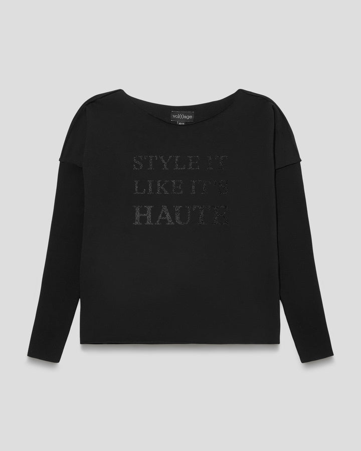 STYLE IT LIKE IT'S HAUTE relaxed smart-shirt