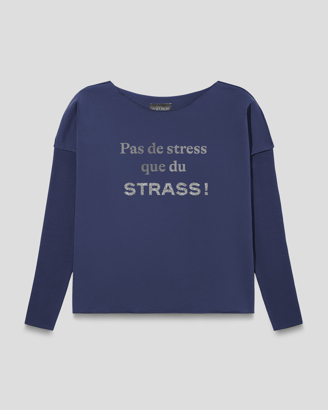Pas de stress que du STRASS! relaxed smart-shirt