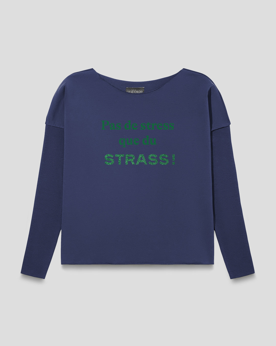 Pas de stress que du STRASS! relaxed smart-shirt