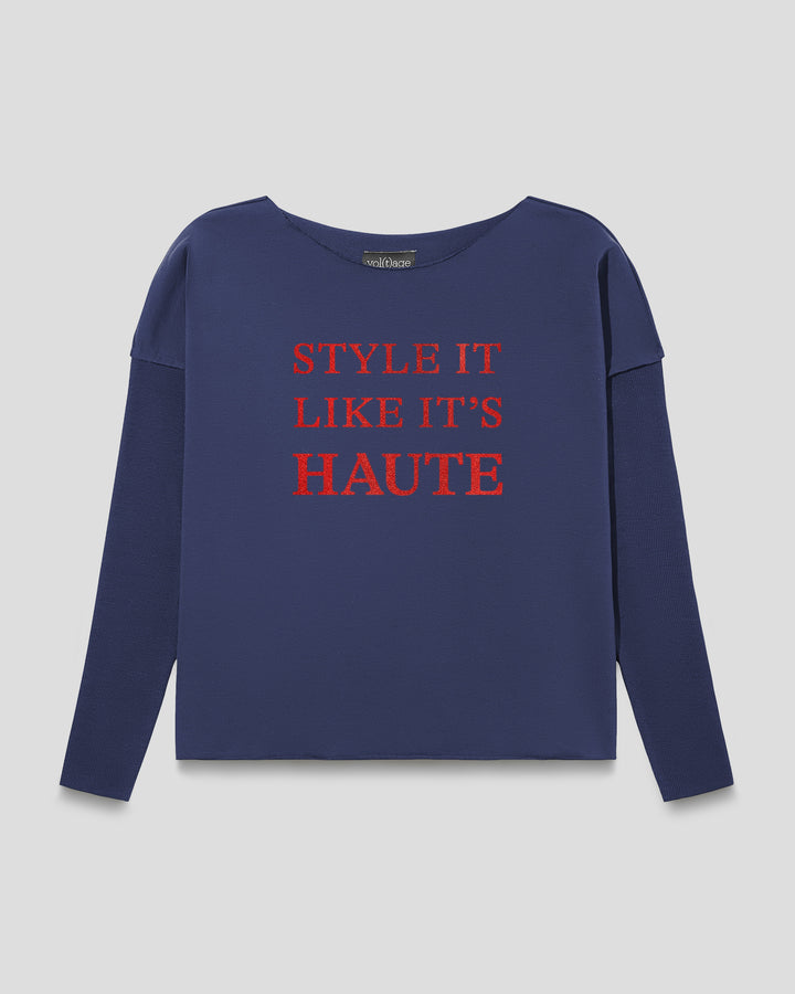 STYLE IT LIKE IT'S HAUTE  relaxed smart-shirt