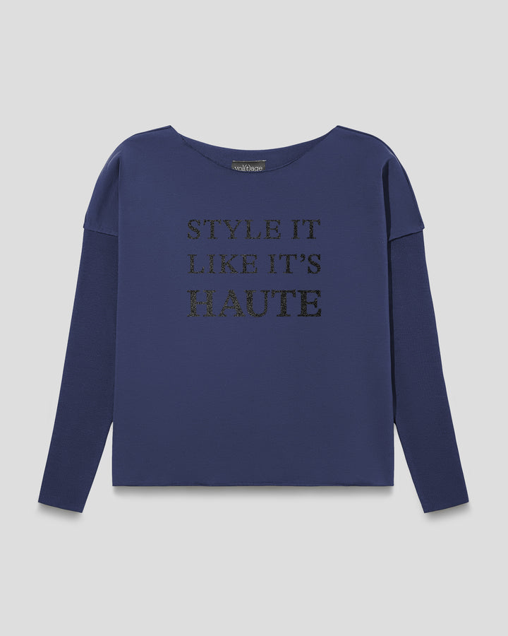 STYLE IT LIKE IT'S HAUTE relaxed smart-shirt