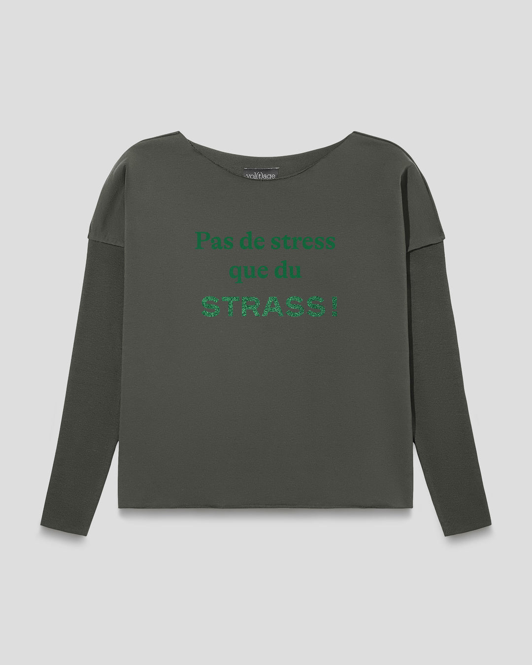 Pas de stress que du STRASS! relaxed smart-shirt