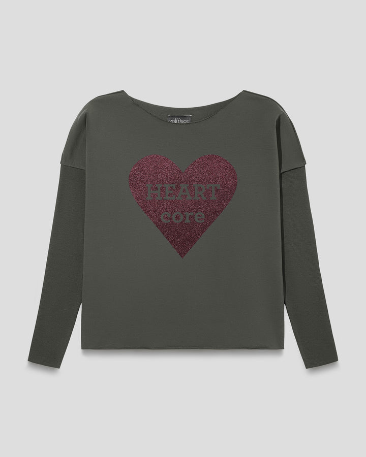 HEART core relaxed smart-shirt