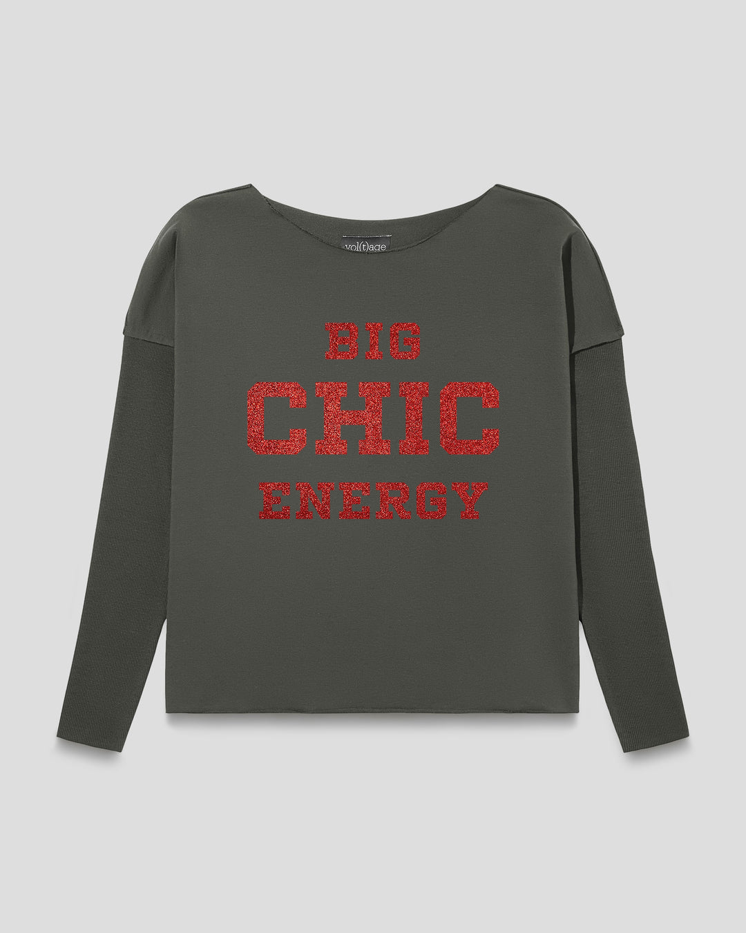BIG CHIC ENERGY relaxed smart-shirt