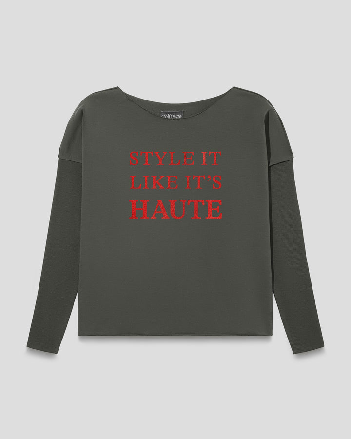 STYLE IT LIKE IT'S HAUTE  relaxed smart-shirt