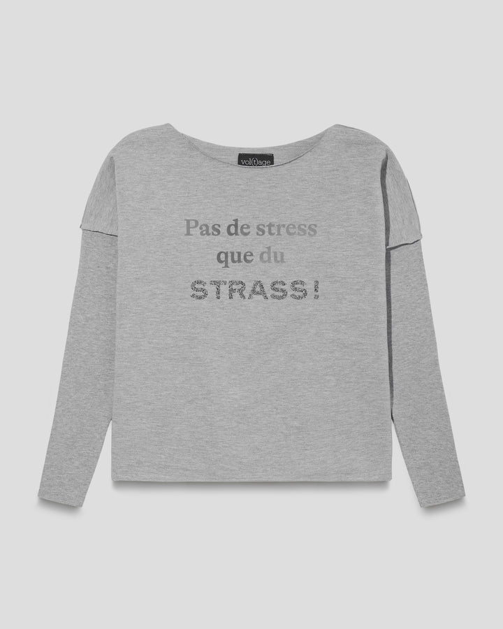 Pas de stress que du STRASS! relaxed smart-shirt