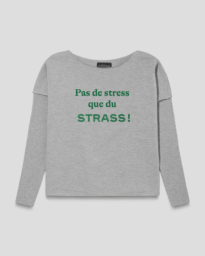 Pas de stress que du STRASS! relaxed smart-shirt