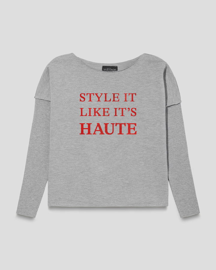 STYLE IT LIKE IT'S HAUTE  relaxed smart-shirt