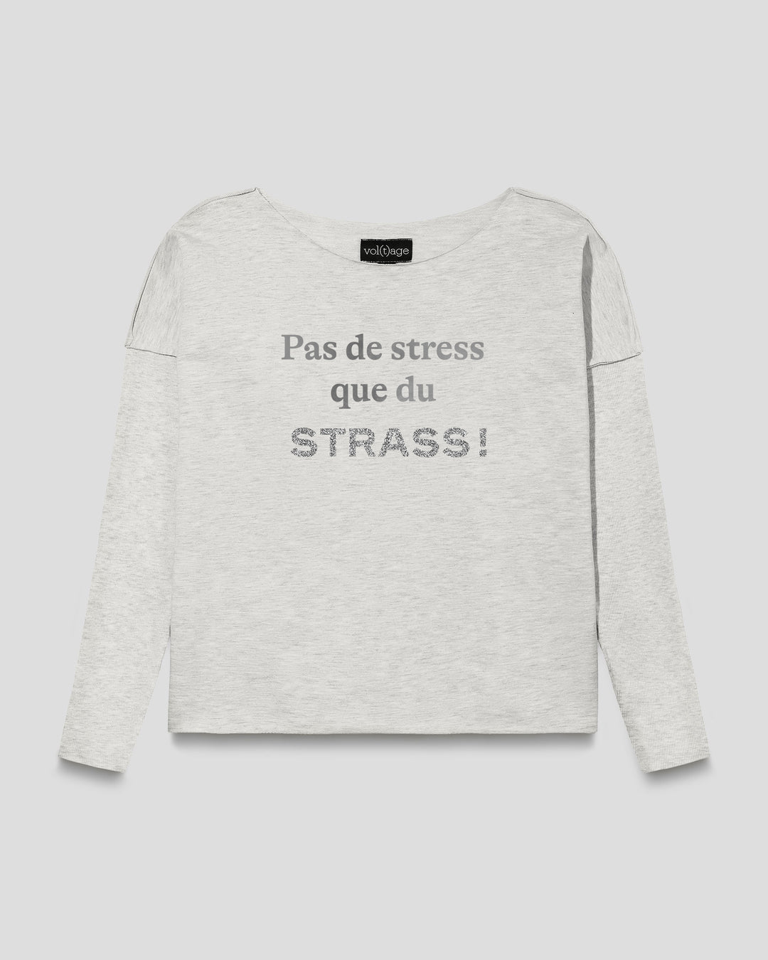 Pas de stress que du STRASS! relaxed smart-shirt