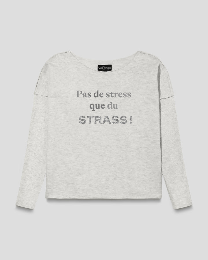 Pas de stress que du STRASS! relaxed smart-shirt