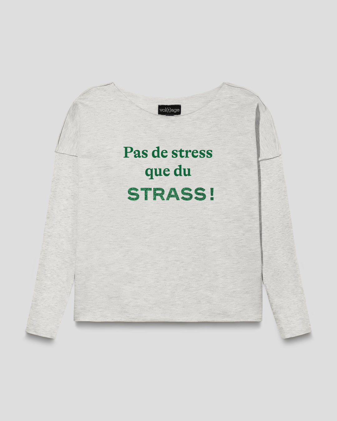 Pas de stress que du STRASS! relaxed smart-shirt