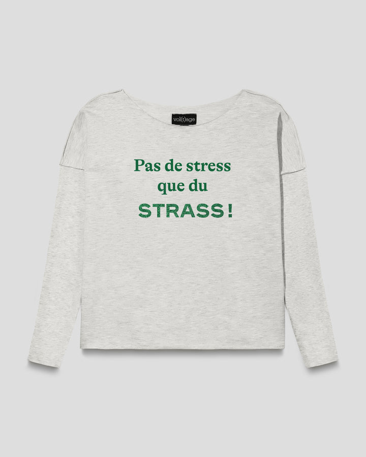 Pas de stress que du STRASS! relaxed smart-shirt